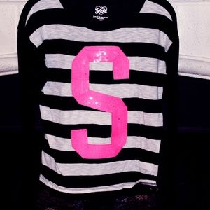 Girls Justice Monogram Long Sleeve